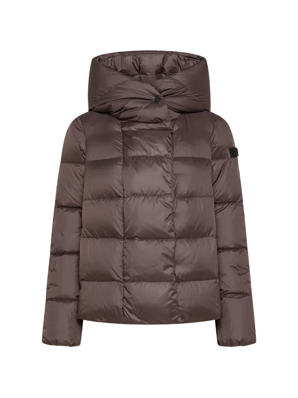 Peuterey Tucano Mqn quilted hooded jacket - Marrone