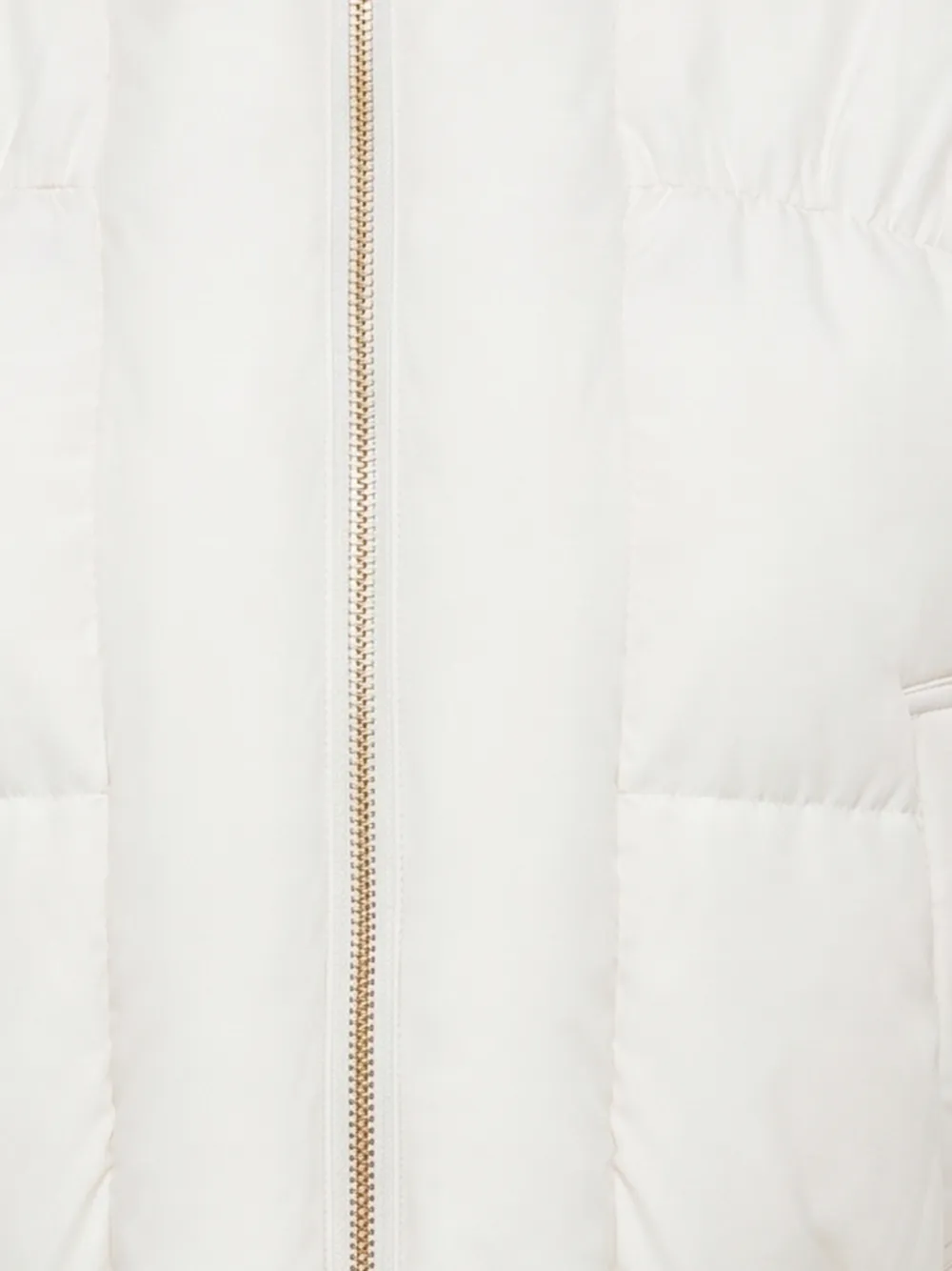 Elisabetta Franchi Gewatteerd donsjack Beige