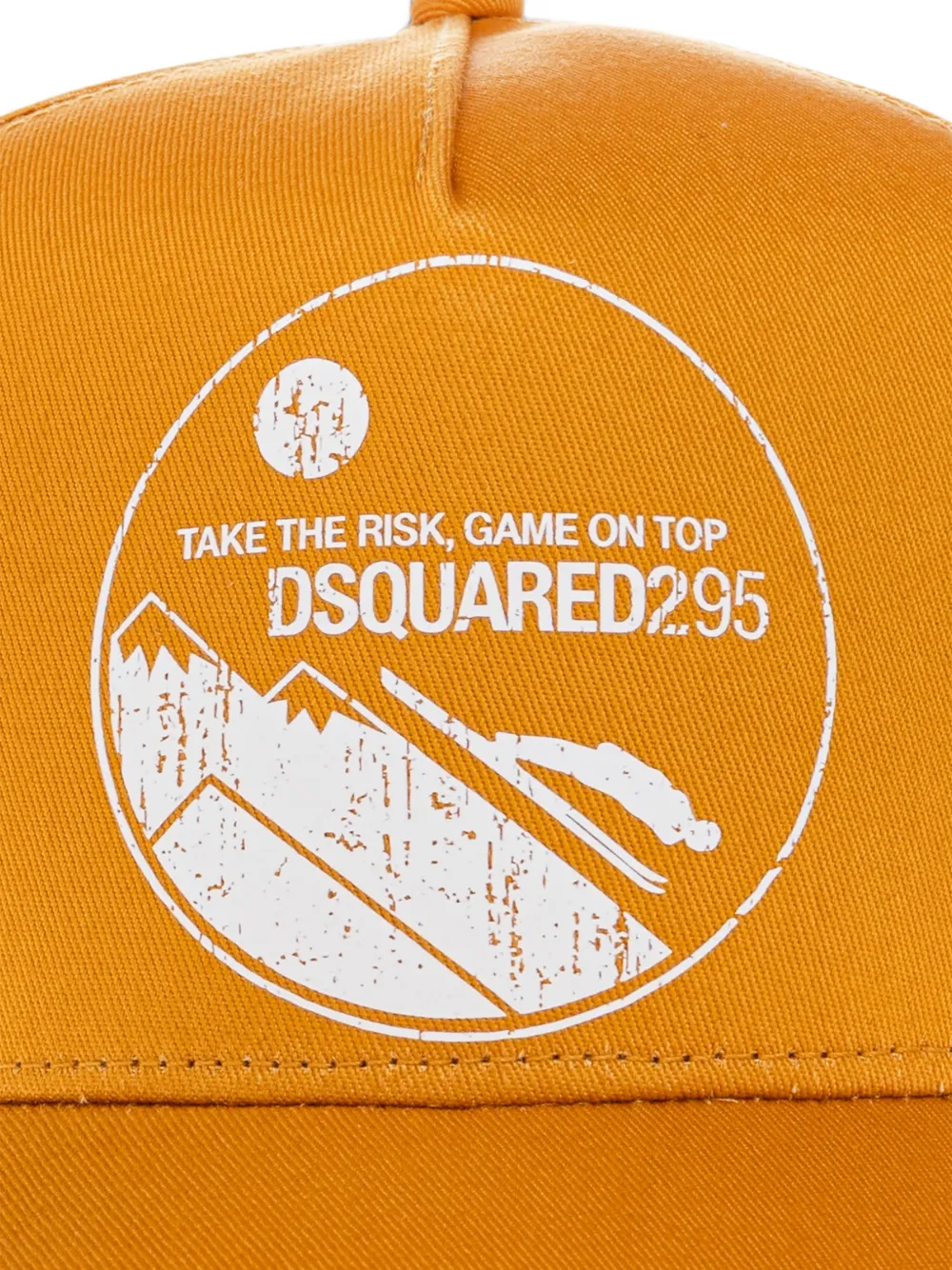 DSQUARED2 Honkbalpet met logopatch Oranje