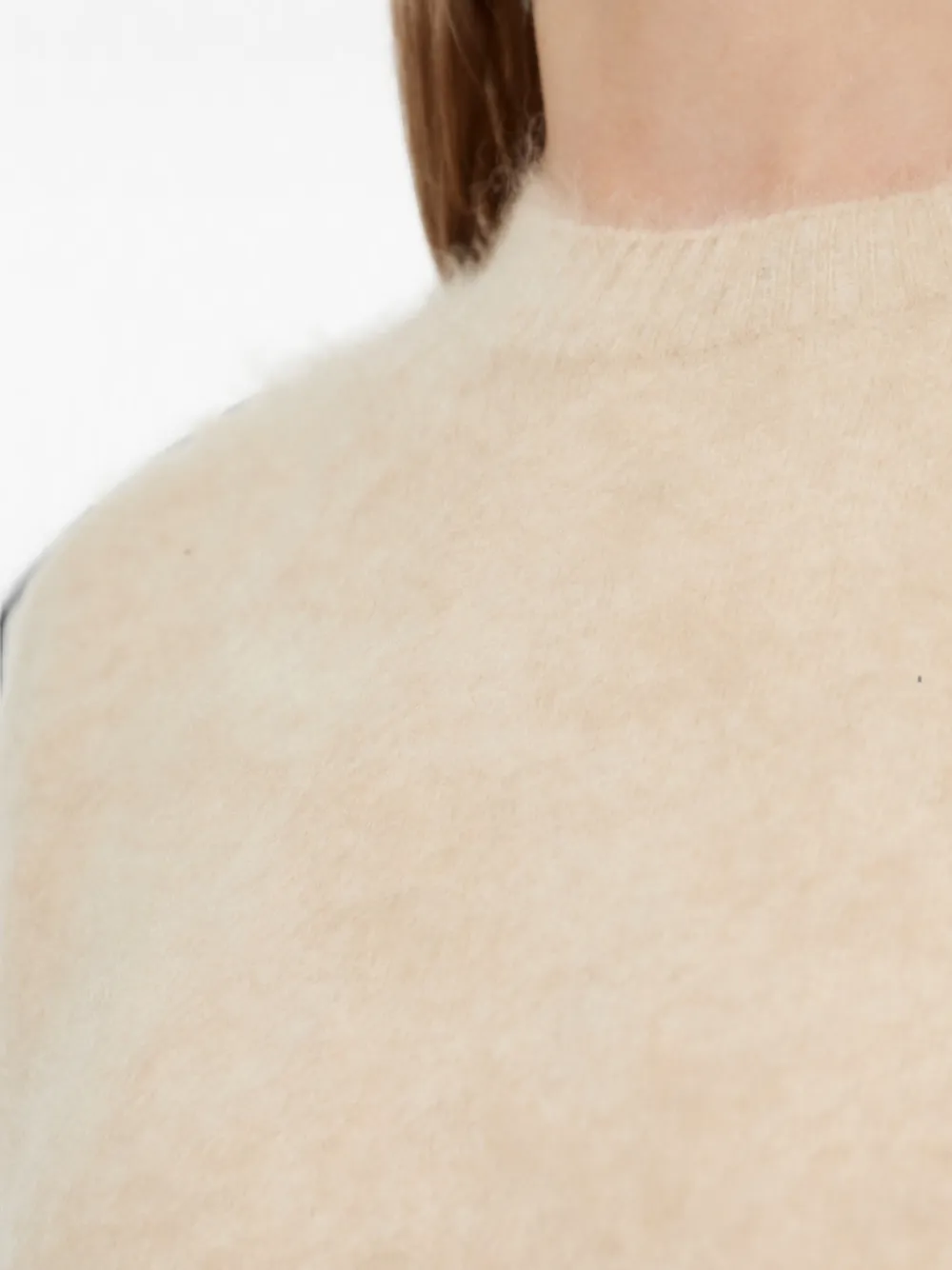 Forte Fijngebreide kasjmier trui Beige