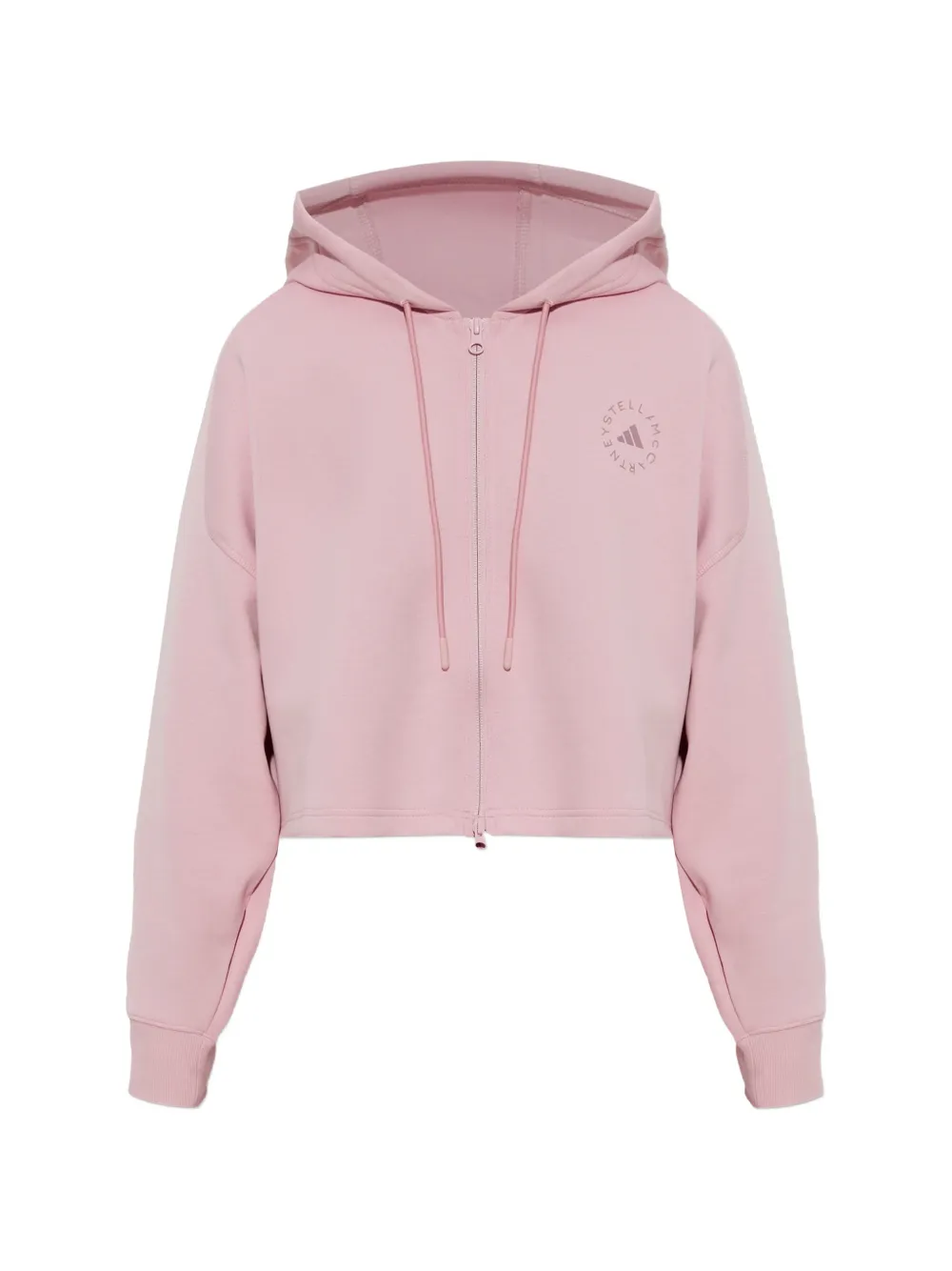 adidas by Stella McCartney x Stella McCartney logo-print zip-up hoodie