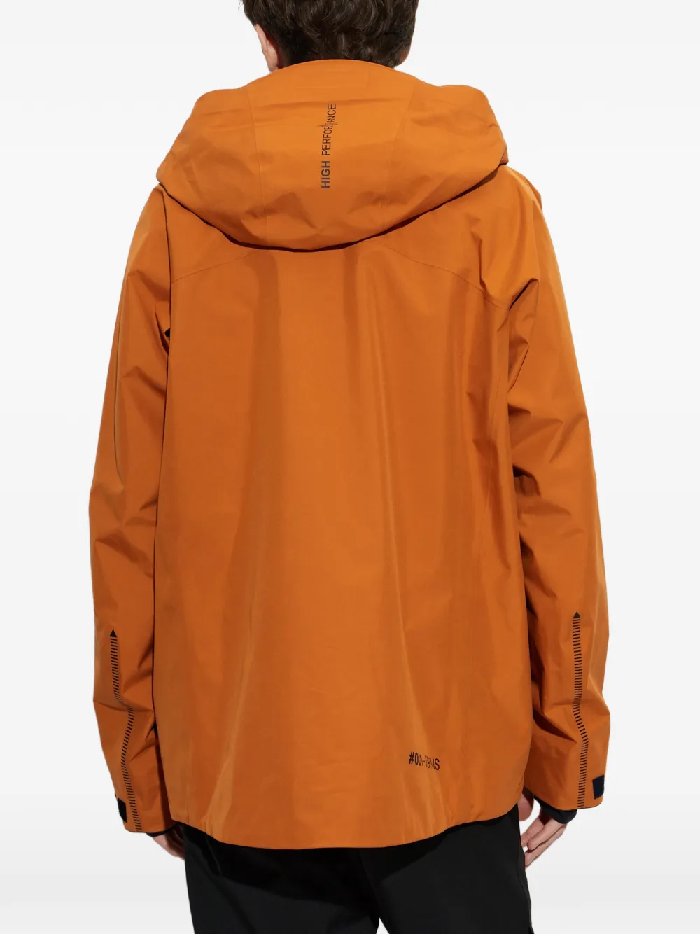 Moncler Grenoble Ski-jack met capuchon Oranje