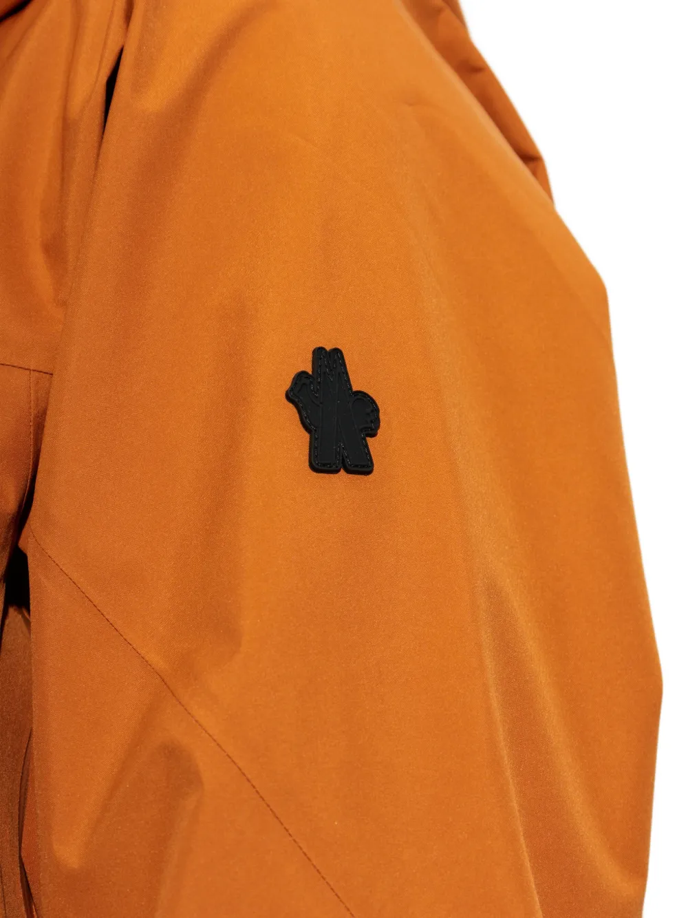 Moncler Grenoble Ski-jack met capuchon Oranje