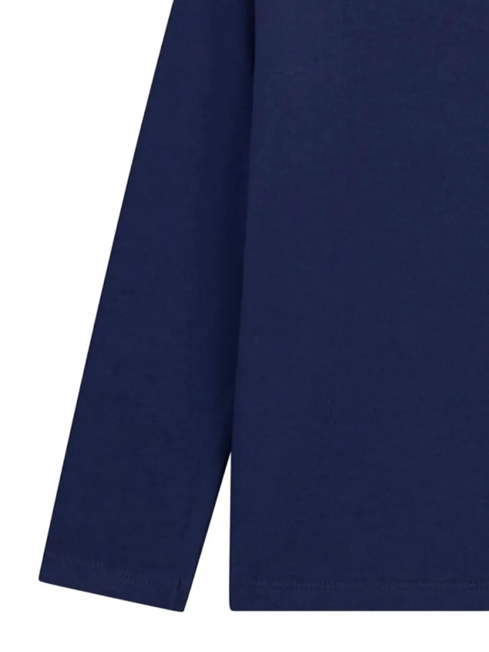 guess kids heart-print long-sleeve T-shirt Blauw