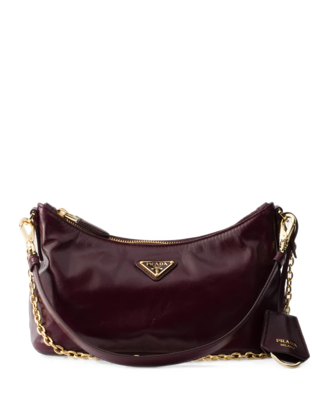Prada leather shoulder bag