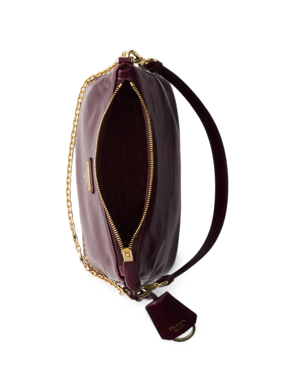 Prada leather shoulder bag Rood