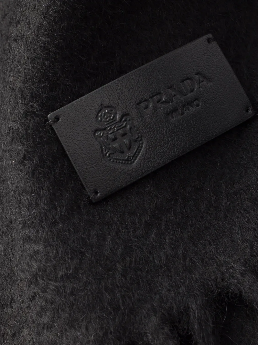Prada cashmere scarf Zwart