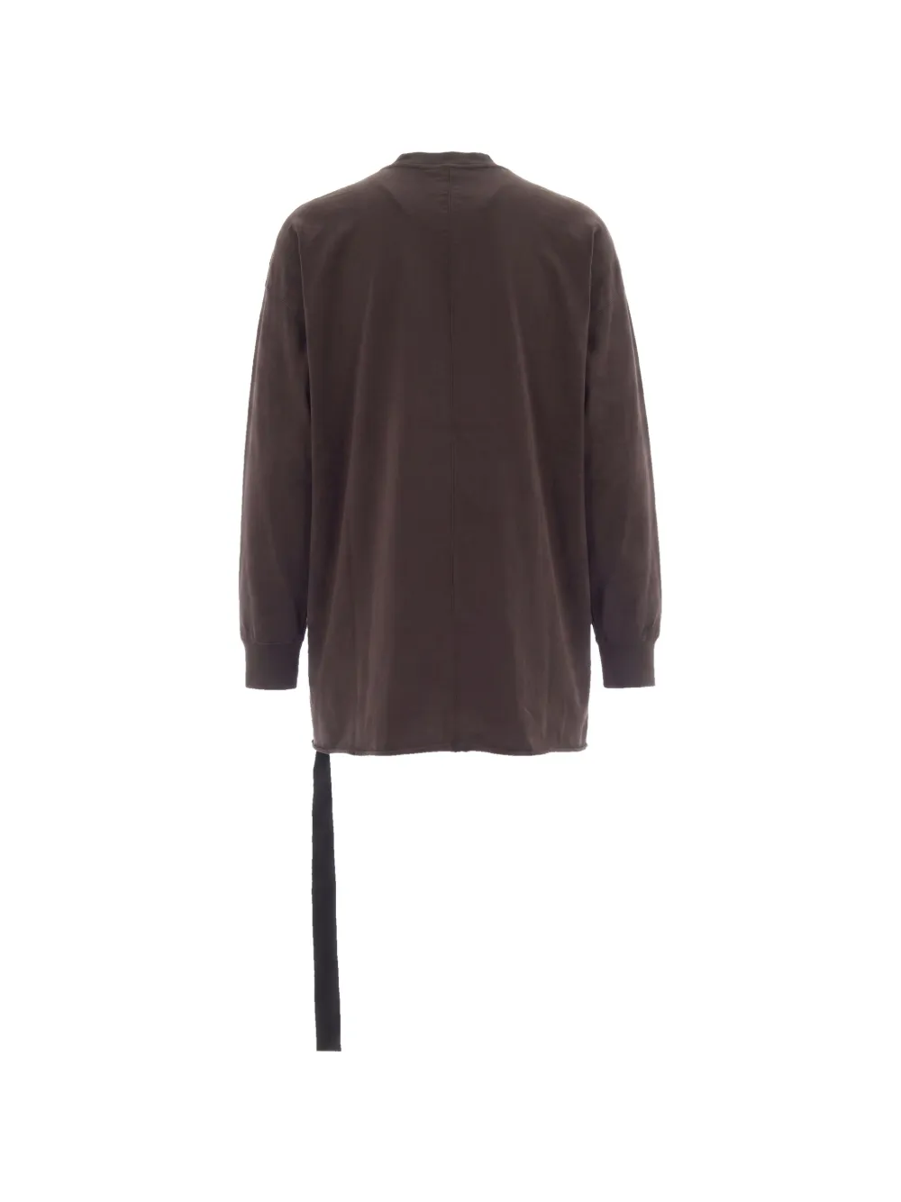 Rick Owens DRKSHDW Tommy gerafelde trui met bandje Bruin