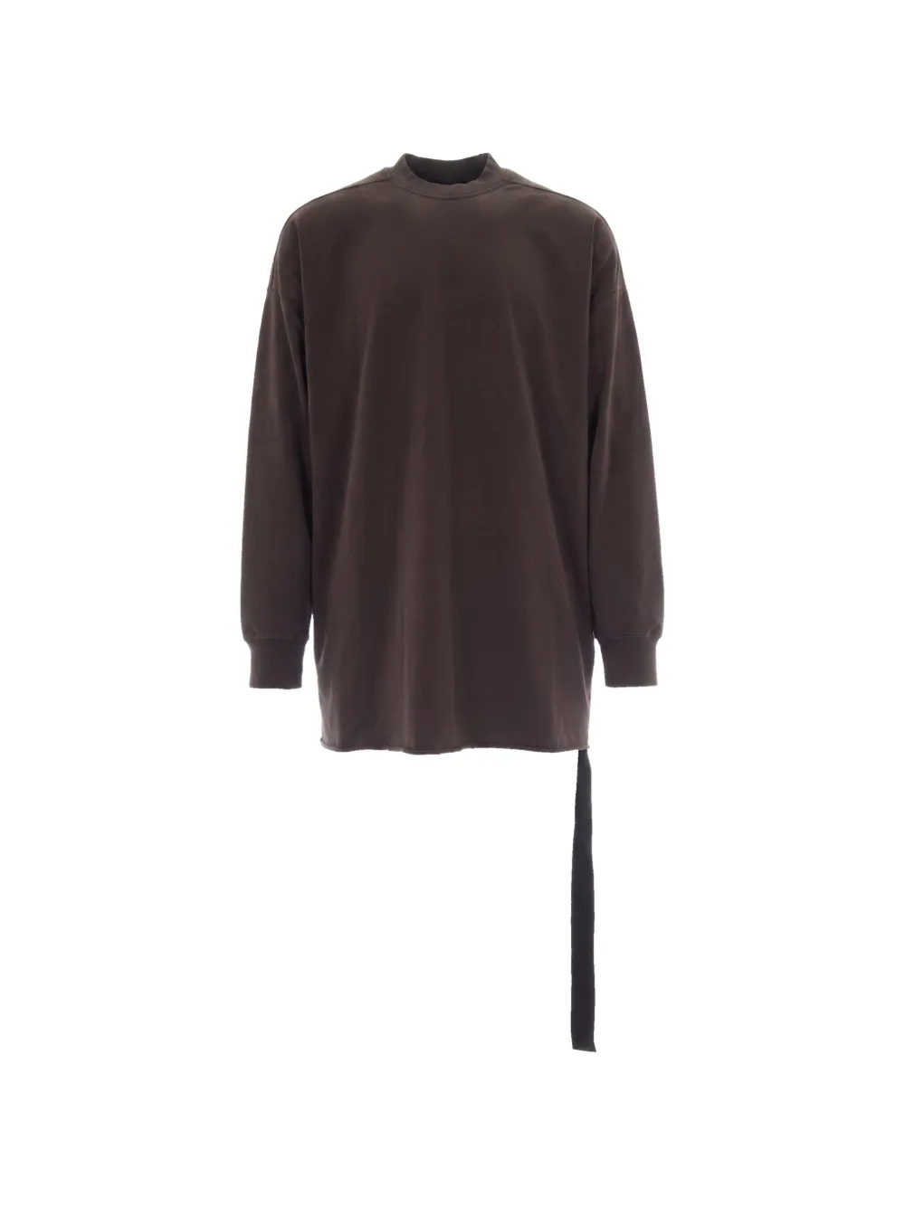 Rick Owens DRKSHDW Tommy gerafelde trui met bandje Bruin