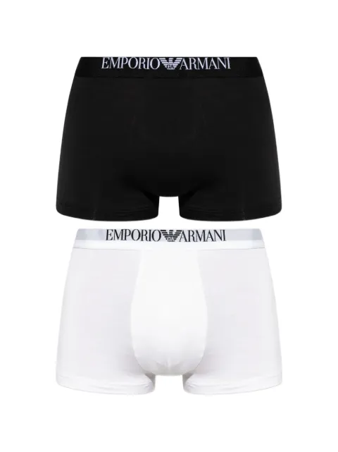 Emporio Armani logo-waistband boxers (set of two)
