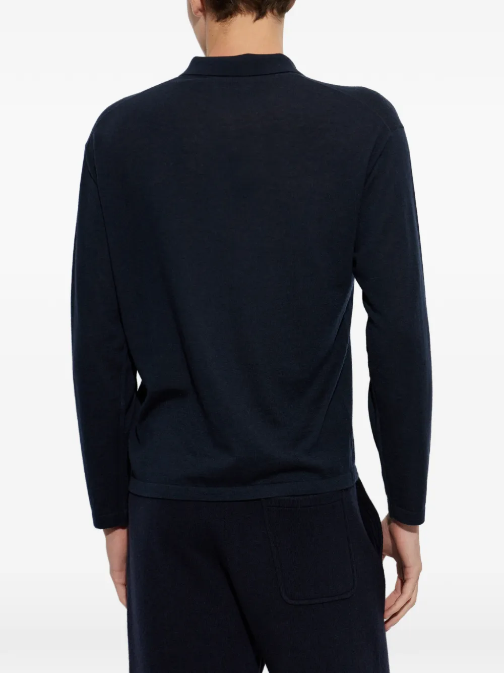 Lisa Yang Liam kasjmier poloshirt Blauw