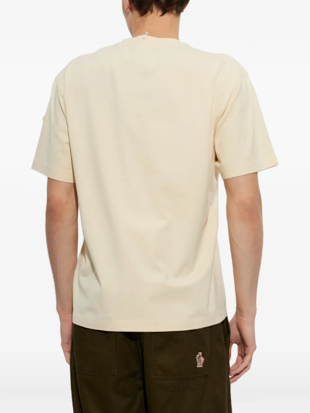 Moncler Grenoble Mountain Landscape Graphic-print T-shirt in Neutrals, view 4