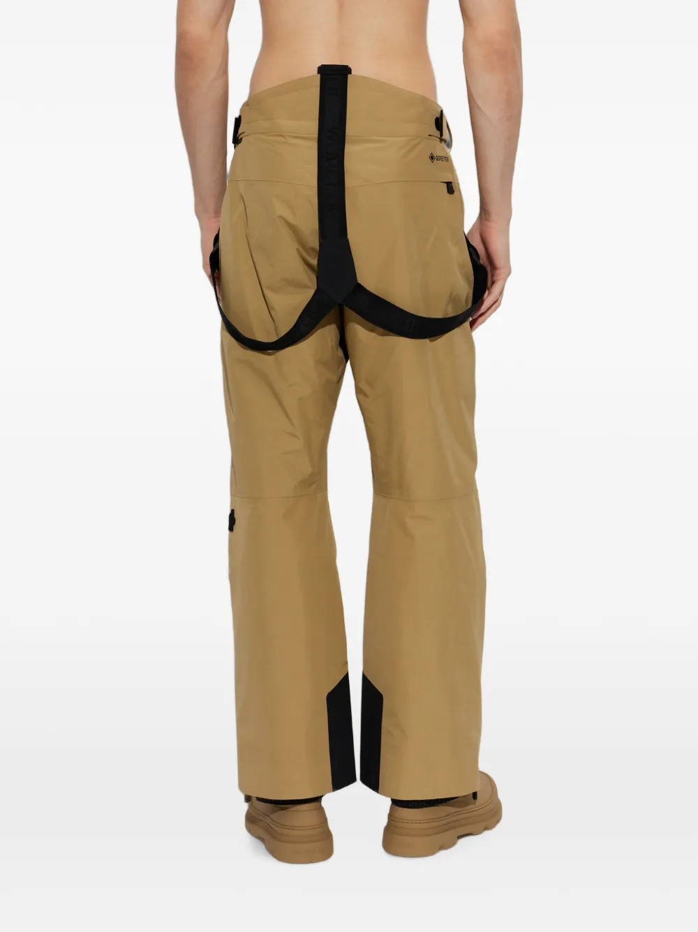 Moncler Grenoble Geïsoleerde Gore-Tex skibroek met logo-print Beige