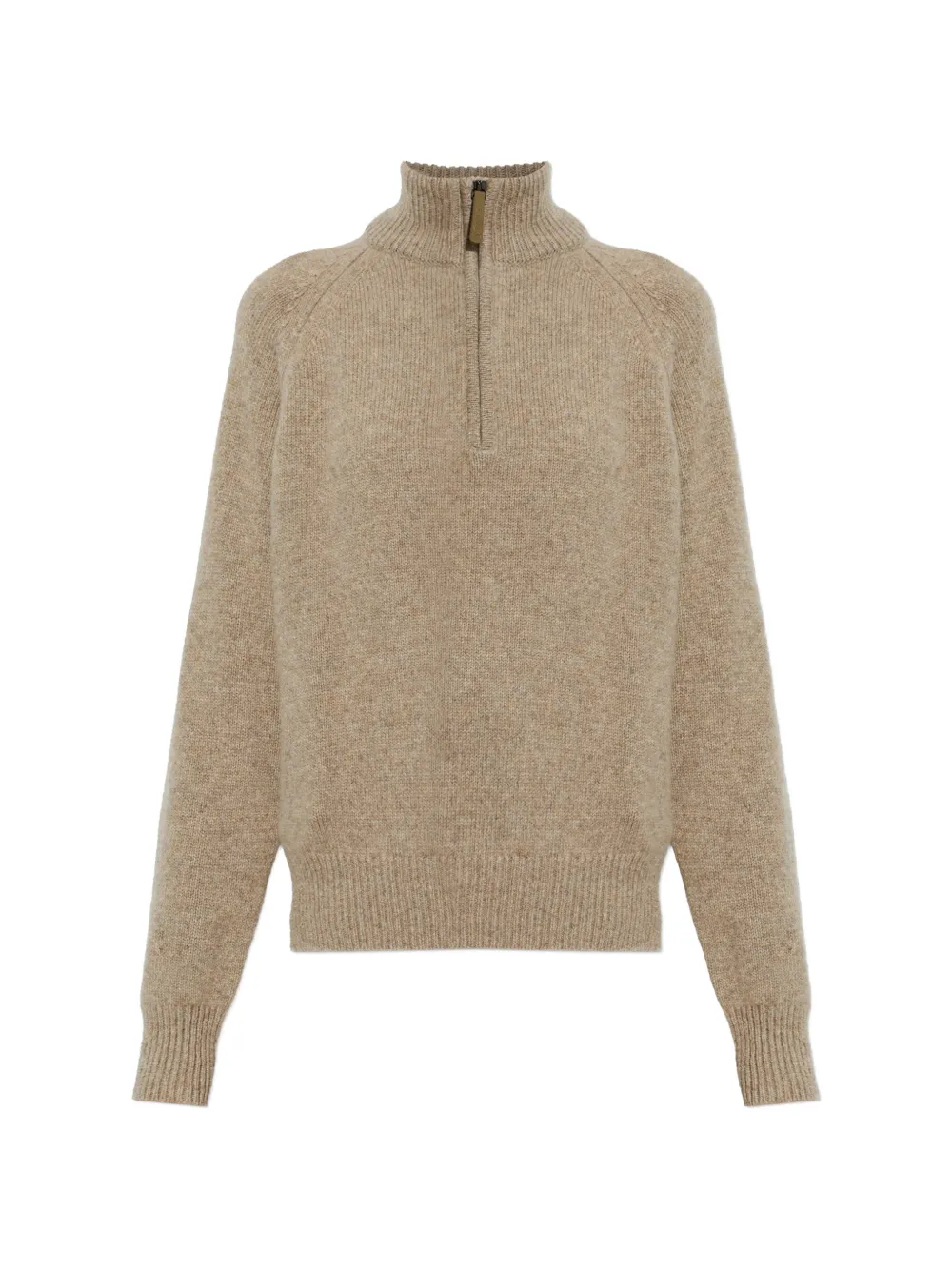 Sease quarter-zip cashmere sweater - Neutrals