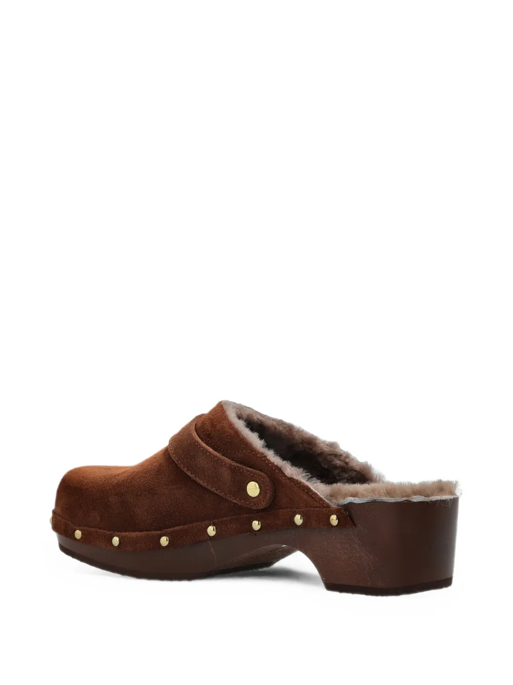 Scholl Pescura Robin faux-fur clogs Bruin
