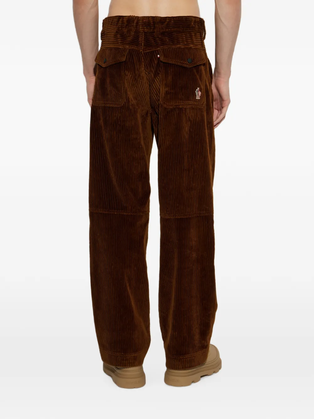 Moncler Grenoble Ribfluwelen broek Bruin