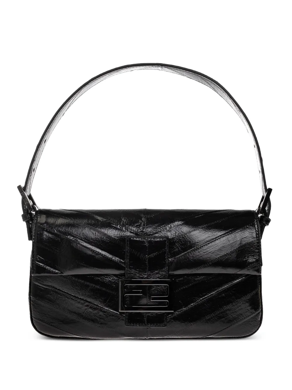 FENDI sac à main Baguette en cuir - Noir FENDI sac à main Baguette en cuir - Noir
