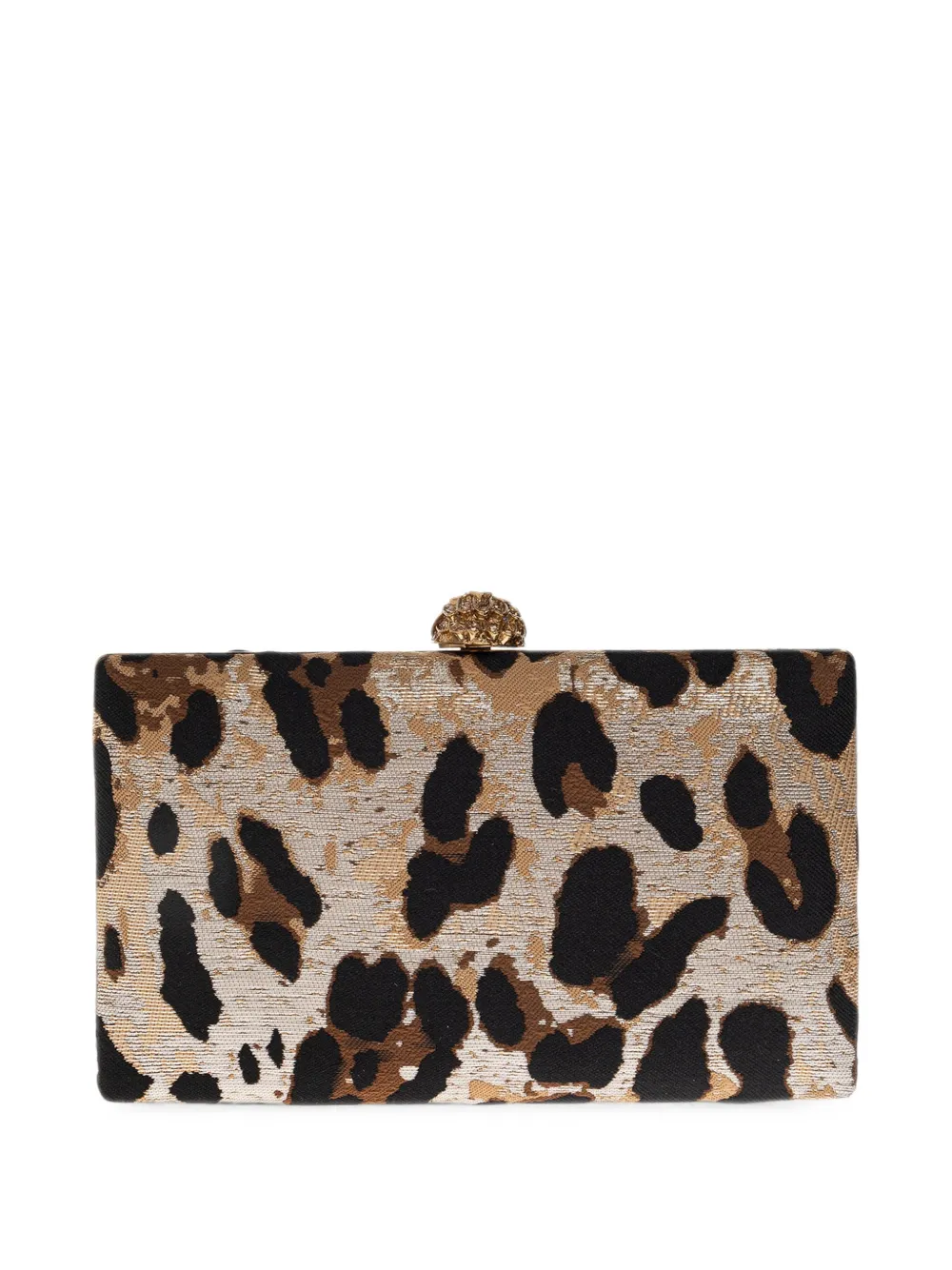 Kurt Geiger London Kensington clutch met luipaard-print Beige