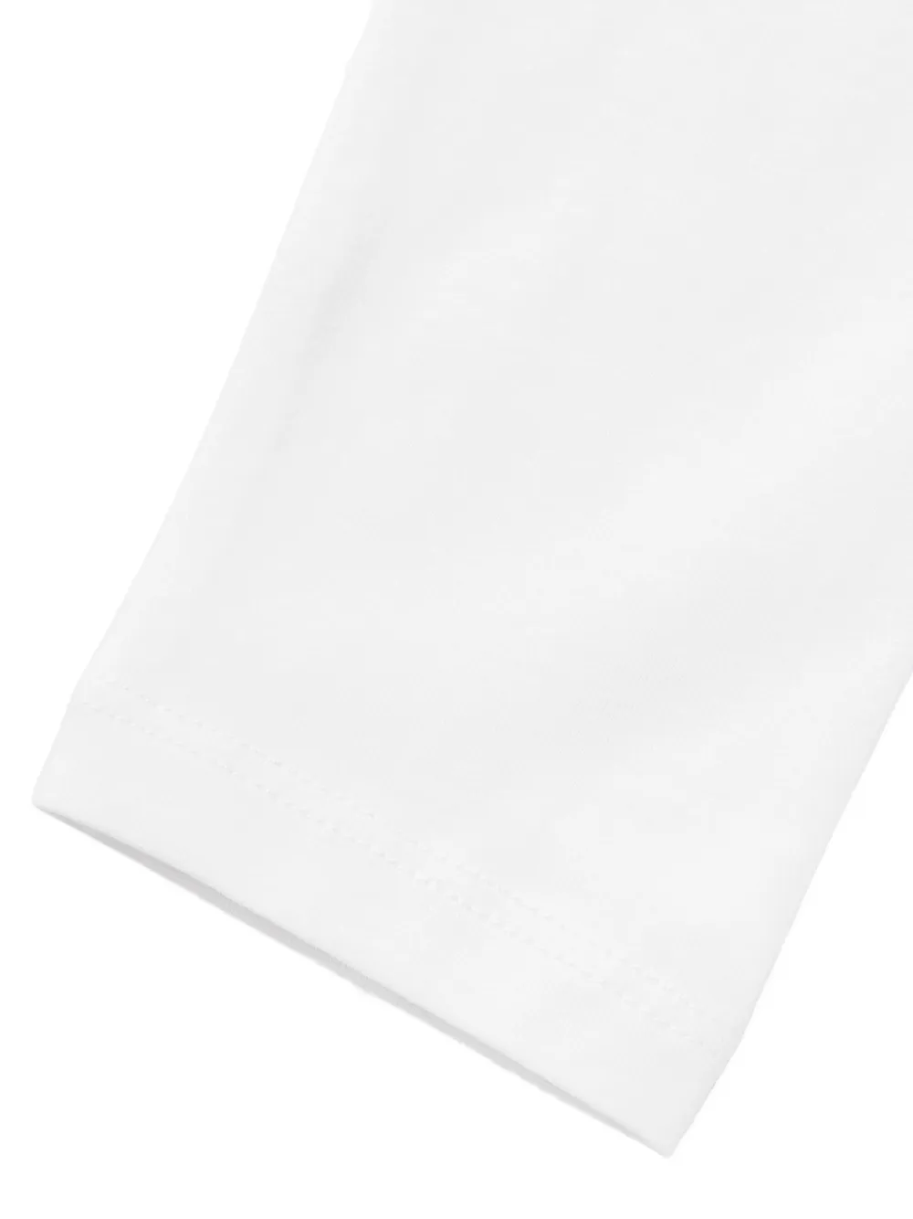 guess kids T-shirt met logo van pailletten en lange mouwen Wit