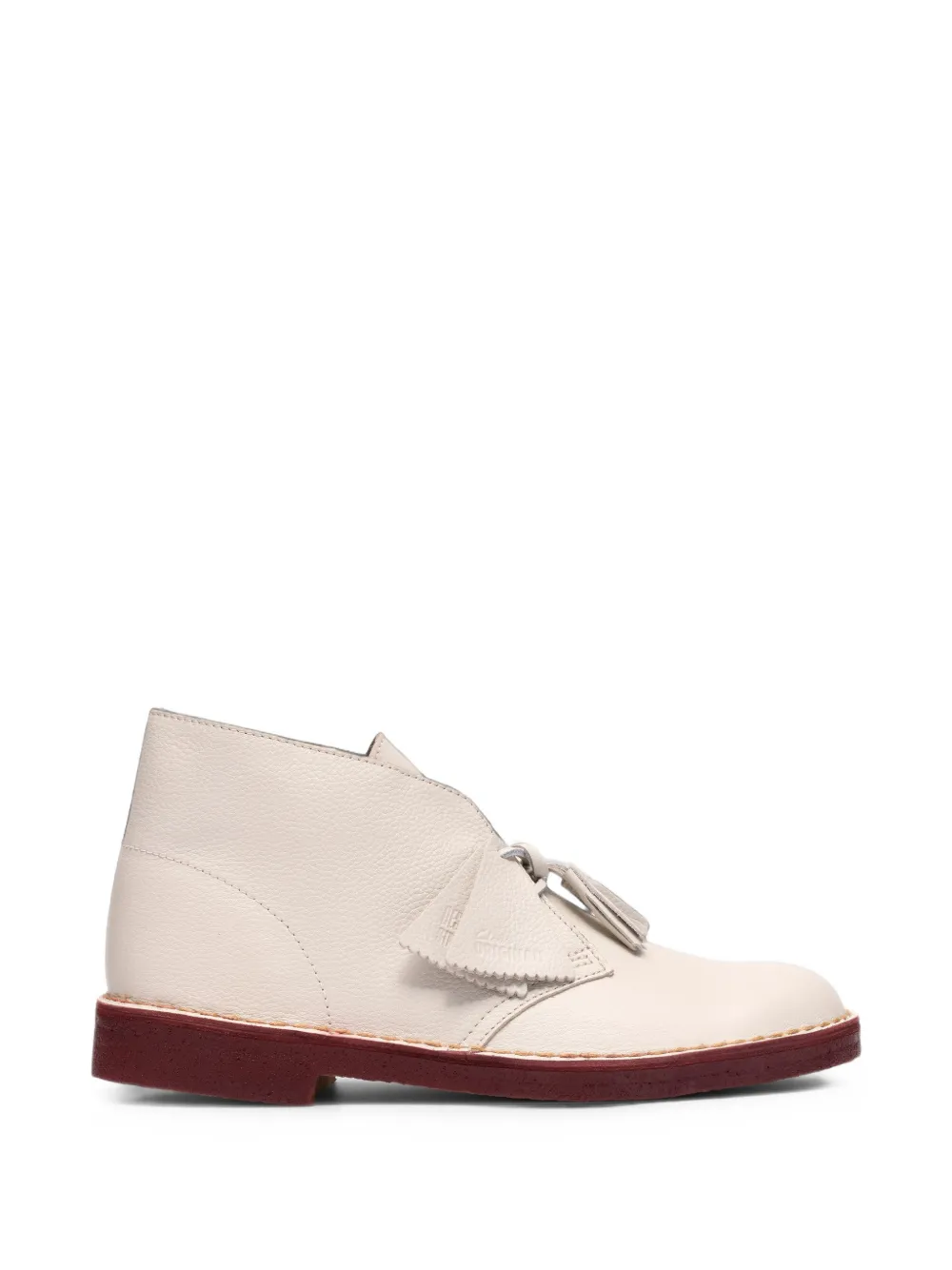 Clarks Originals Desert pebble-grain leather boots - Toni neutri