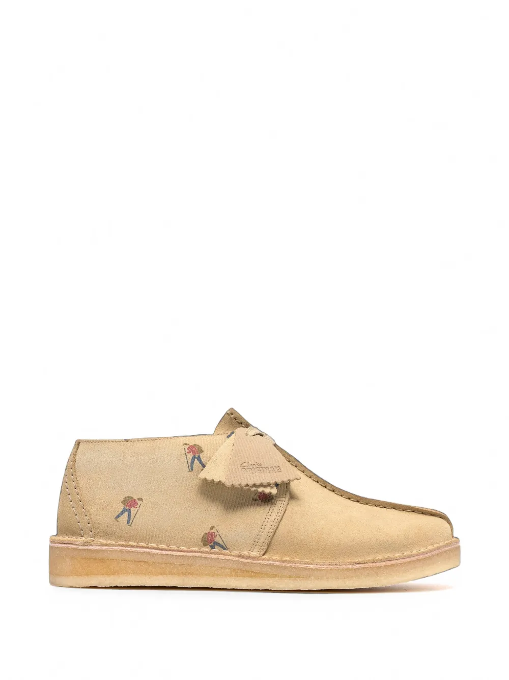 Clarks Originals Desert Trek printed lace-up shoes - Toni neutri