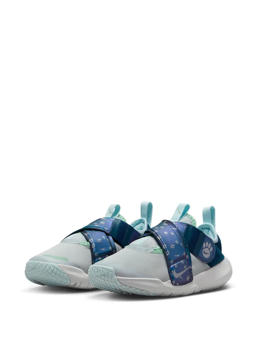 Nike Kids Flex Advance SE pawprint-print sneakers - Grau