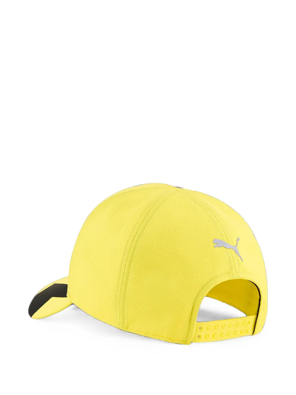PUMA logo-patch baseball cap Geel