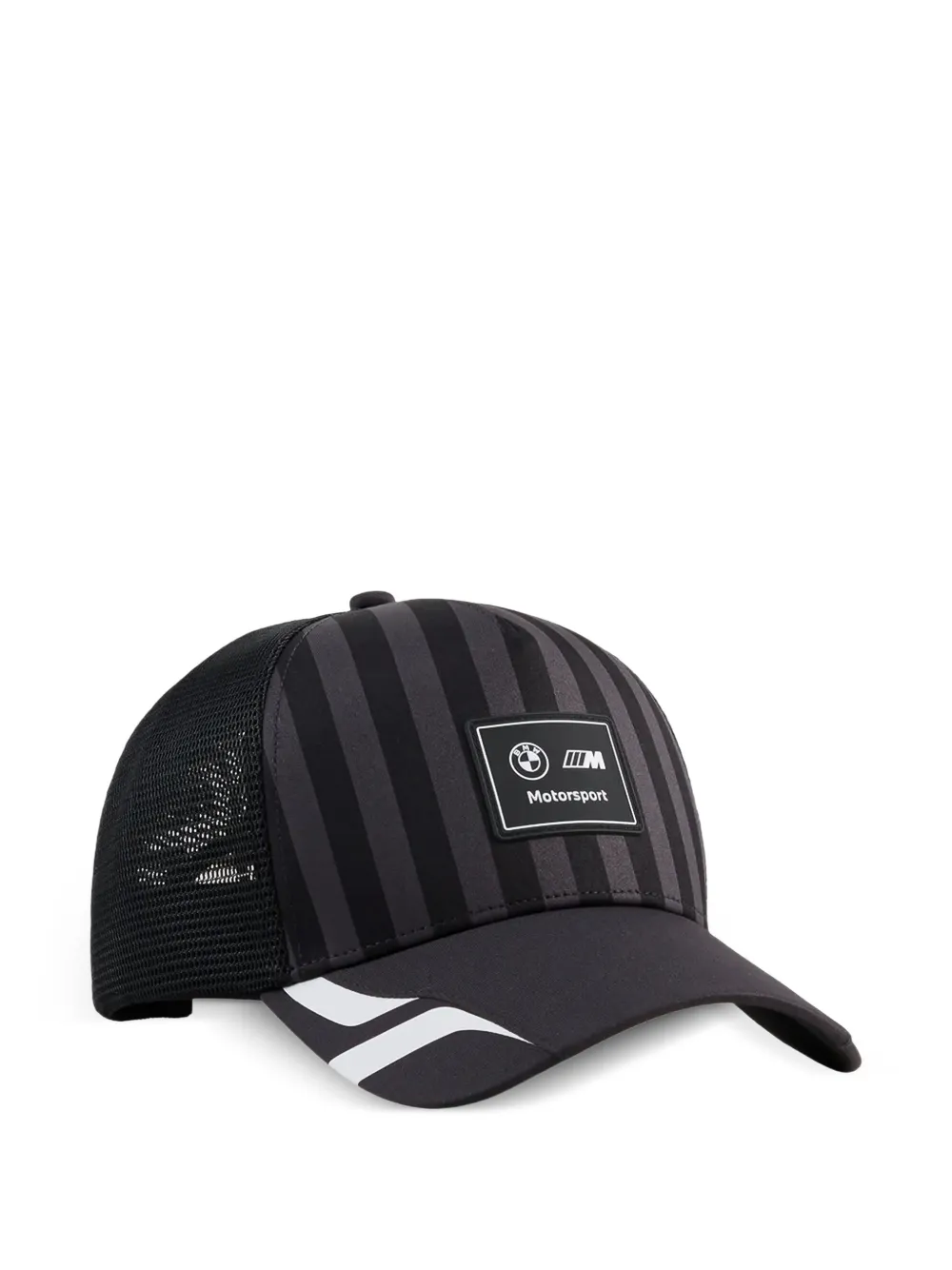PUMA x BMW M Motorsport striped mesh-panel cap - Nero