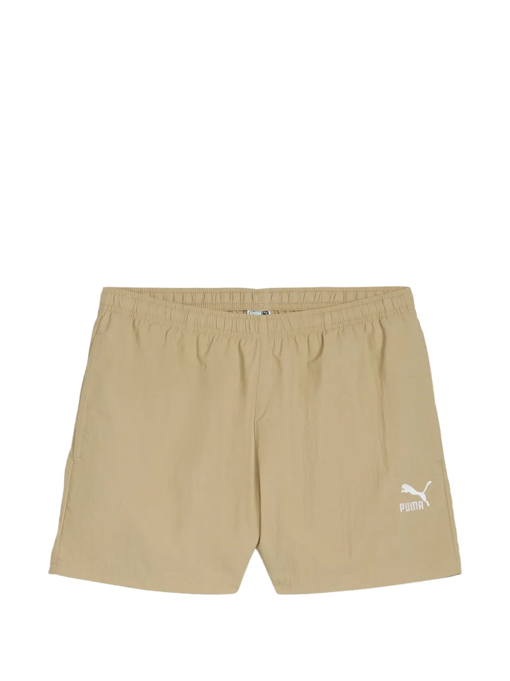 PUMA Classics logo-print track shorts - Marrone