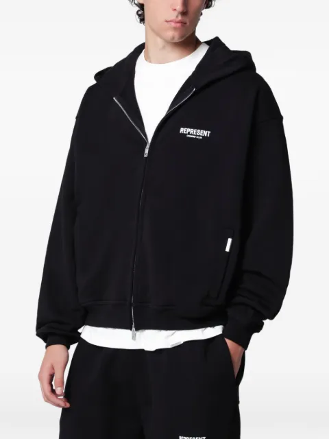 Represent Owners Club logo-print hoodie