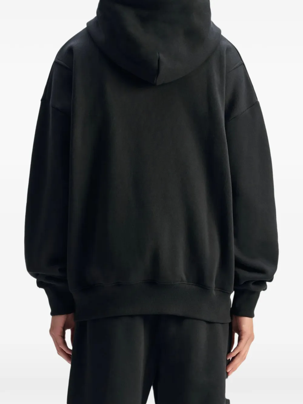 Purple Brand logo-print hoodie Zwart
