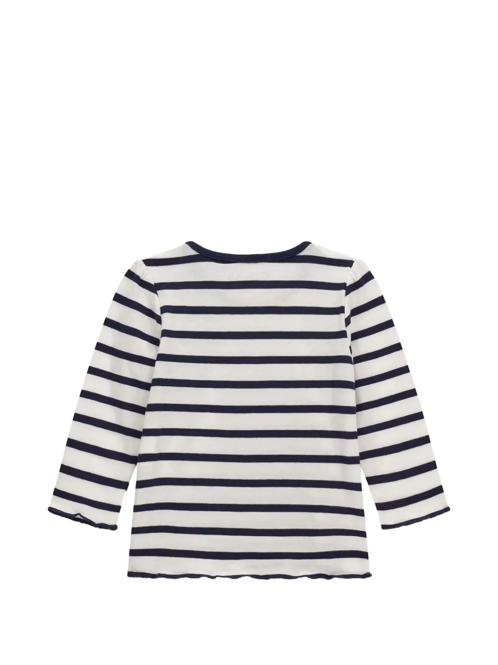 guess kids striped graphic-print T-shirt Wit