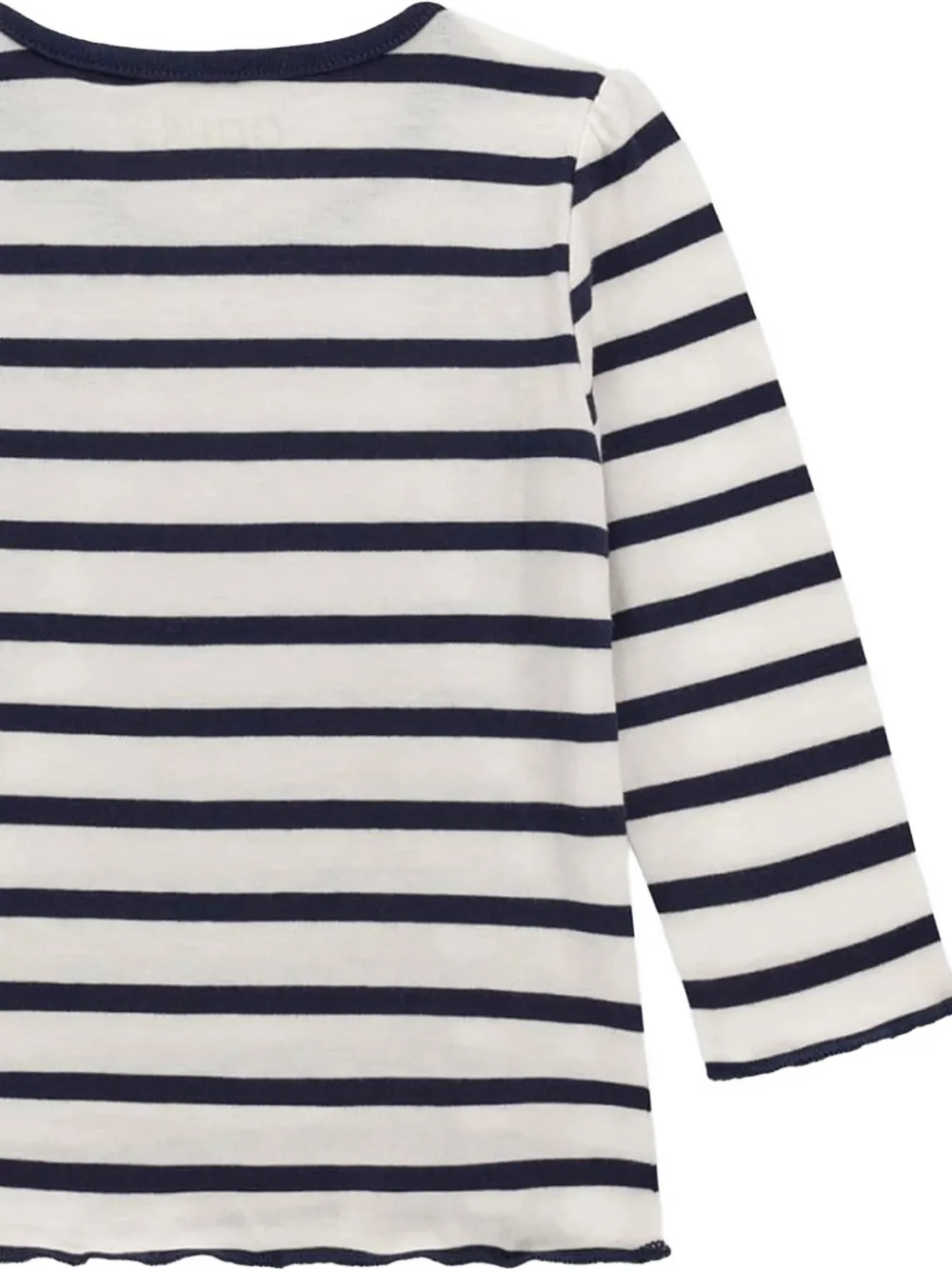guess kids striped graphic-print T-shirt Wit