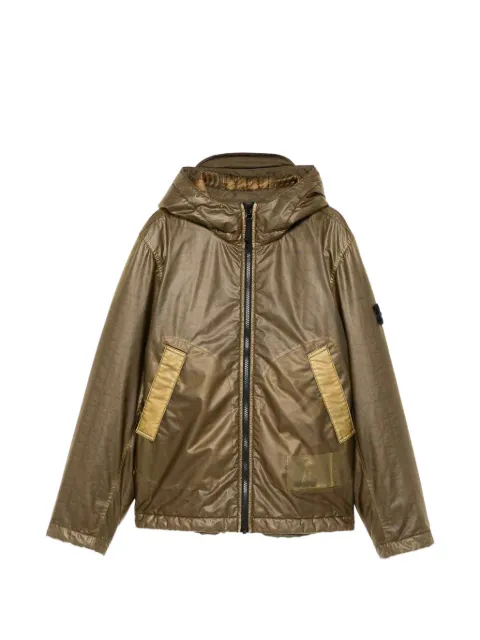 Stone Island Junior hooded rain jacket