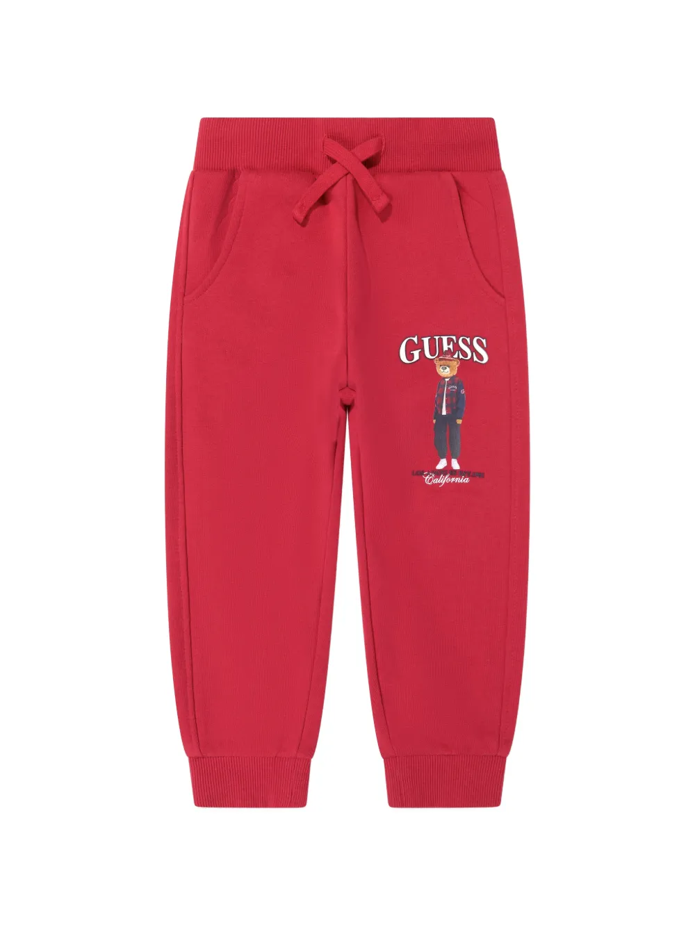 Guess kids graphic-print track pants Rood