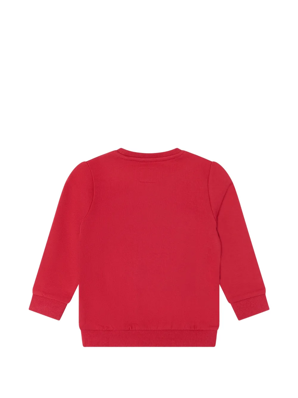 guess kids bear-print sweater Rood