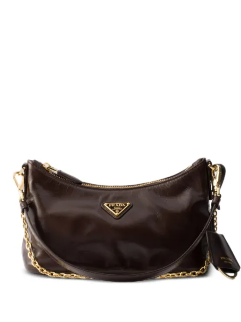 Prada leather shoulder bag