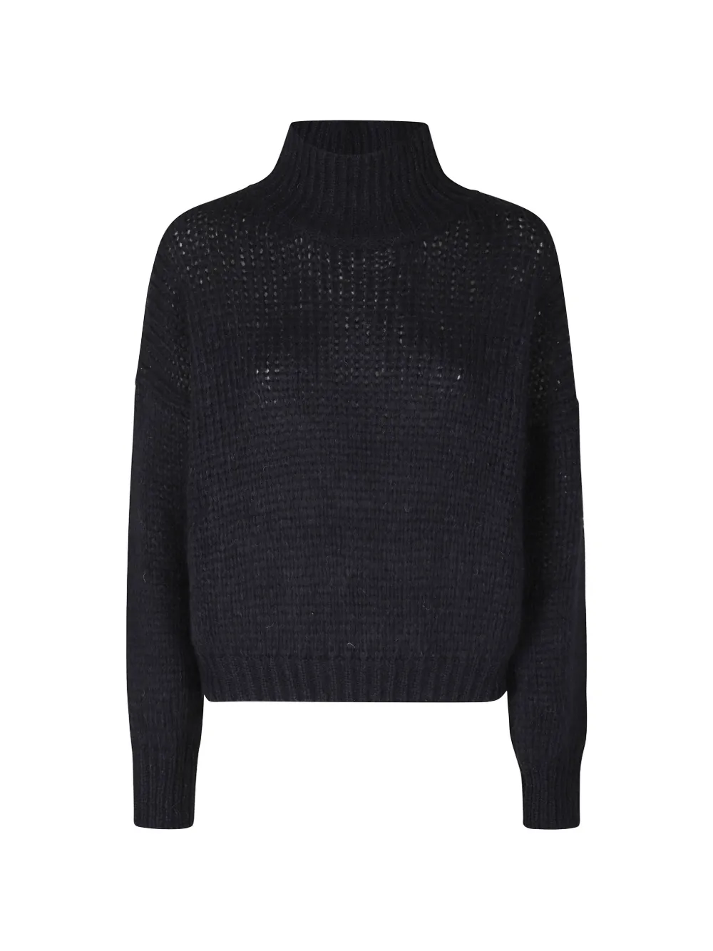 Roberto Collina Dolcevita chunky-knit sweater Blauw