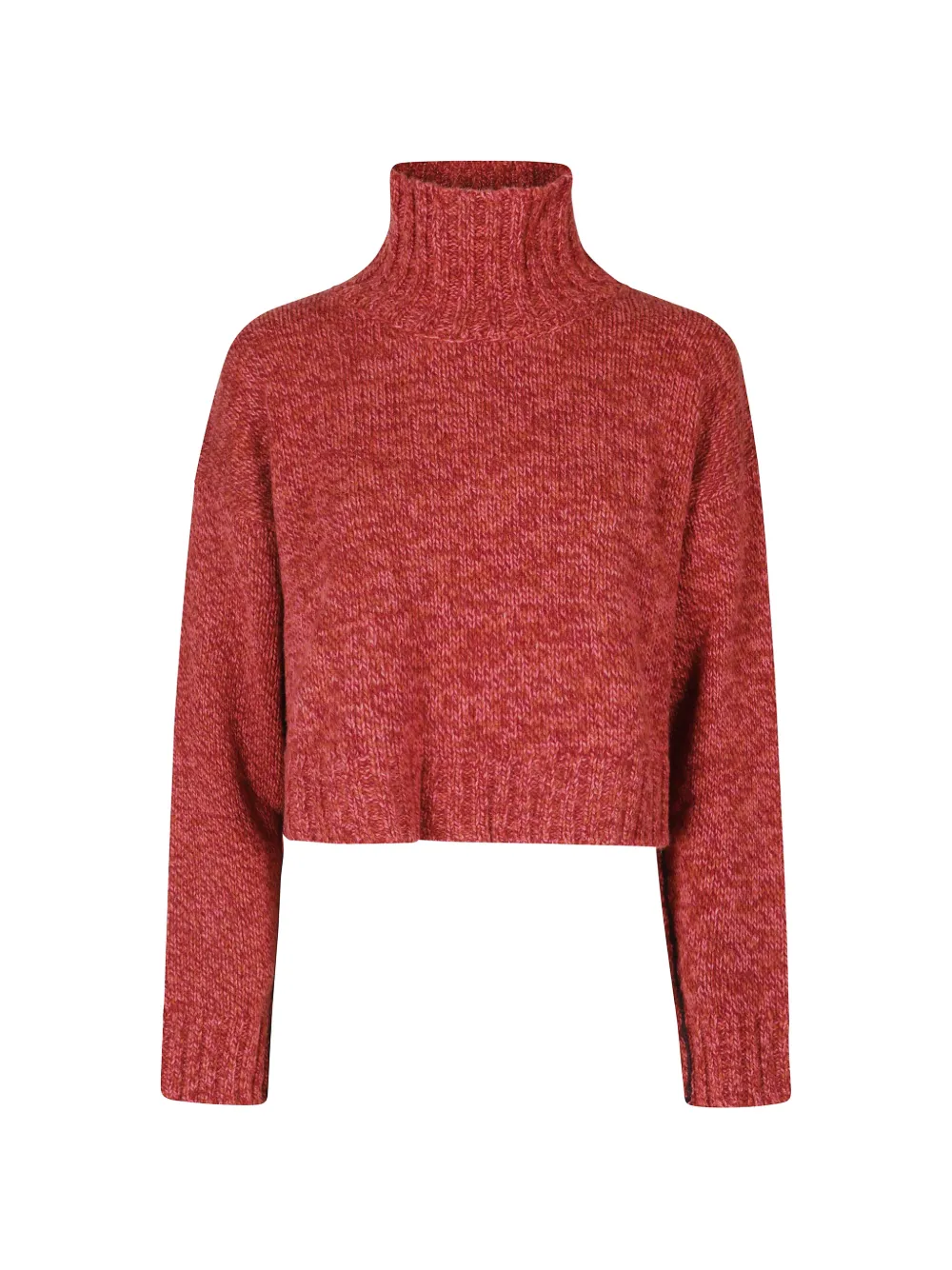Roberto Collina high-neck chunky-knit sweater Rood