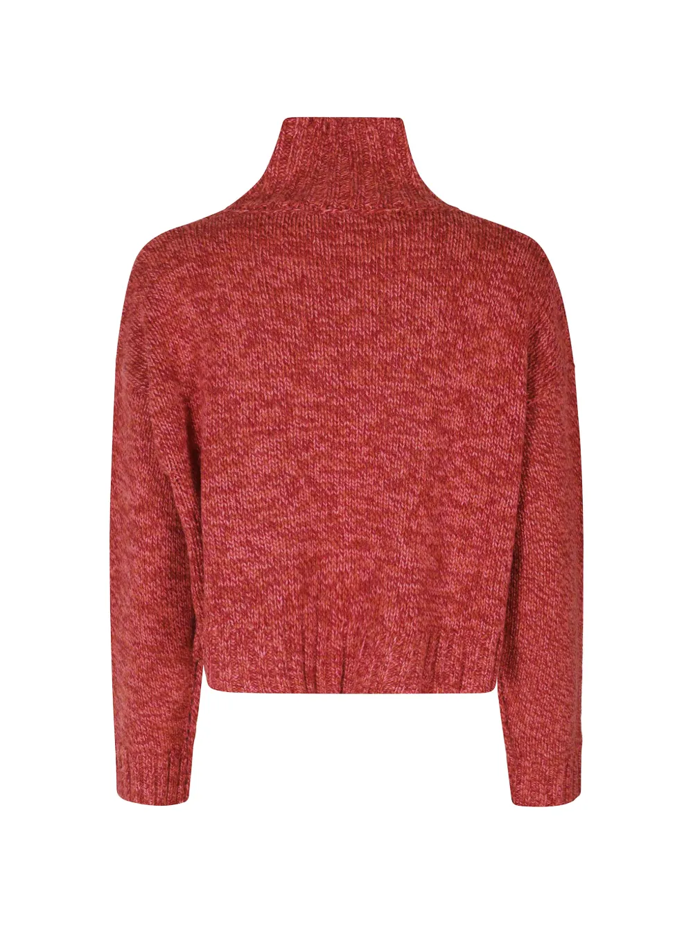 Roberto Collina high-neck chunky-knit sweater Rood