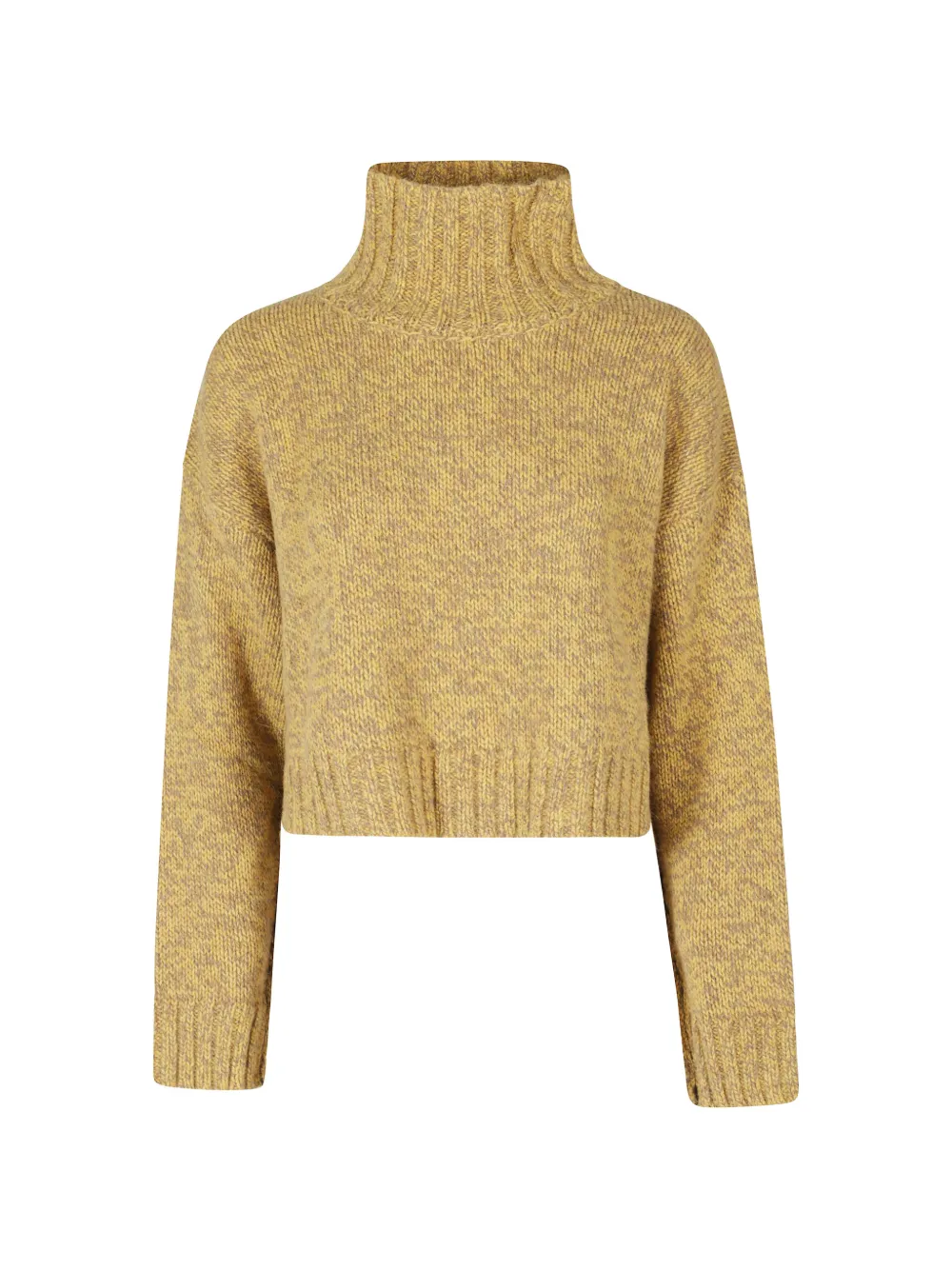 Roberto Collina chunky-knit high-neck sweater Geel