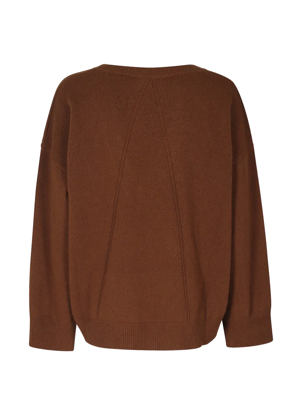 Roberto Collina V-neck knitted sweater Bruin