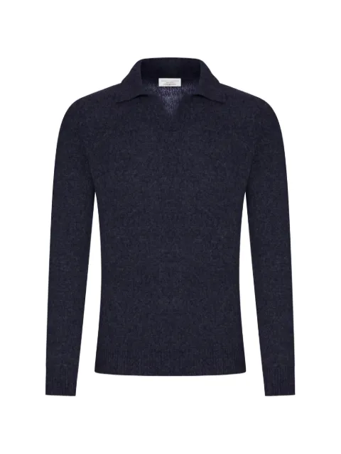 Roberto Collina spread-collar knitted sweater