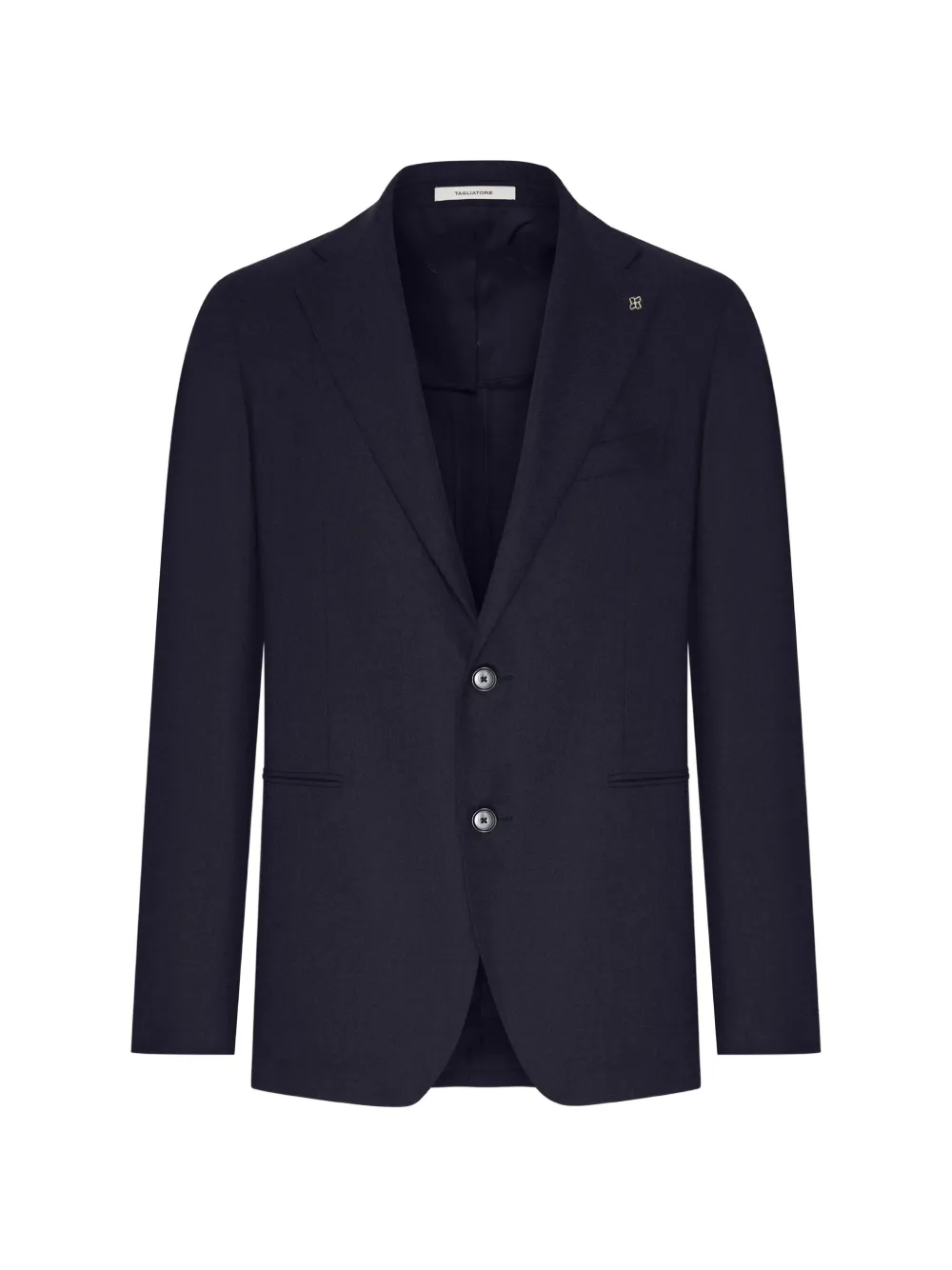 Tagliatore Blazer met enkele rij knopen en logospeld Blauw