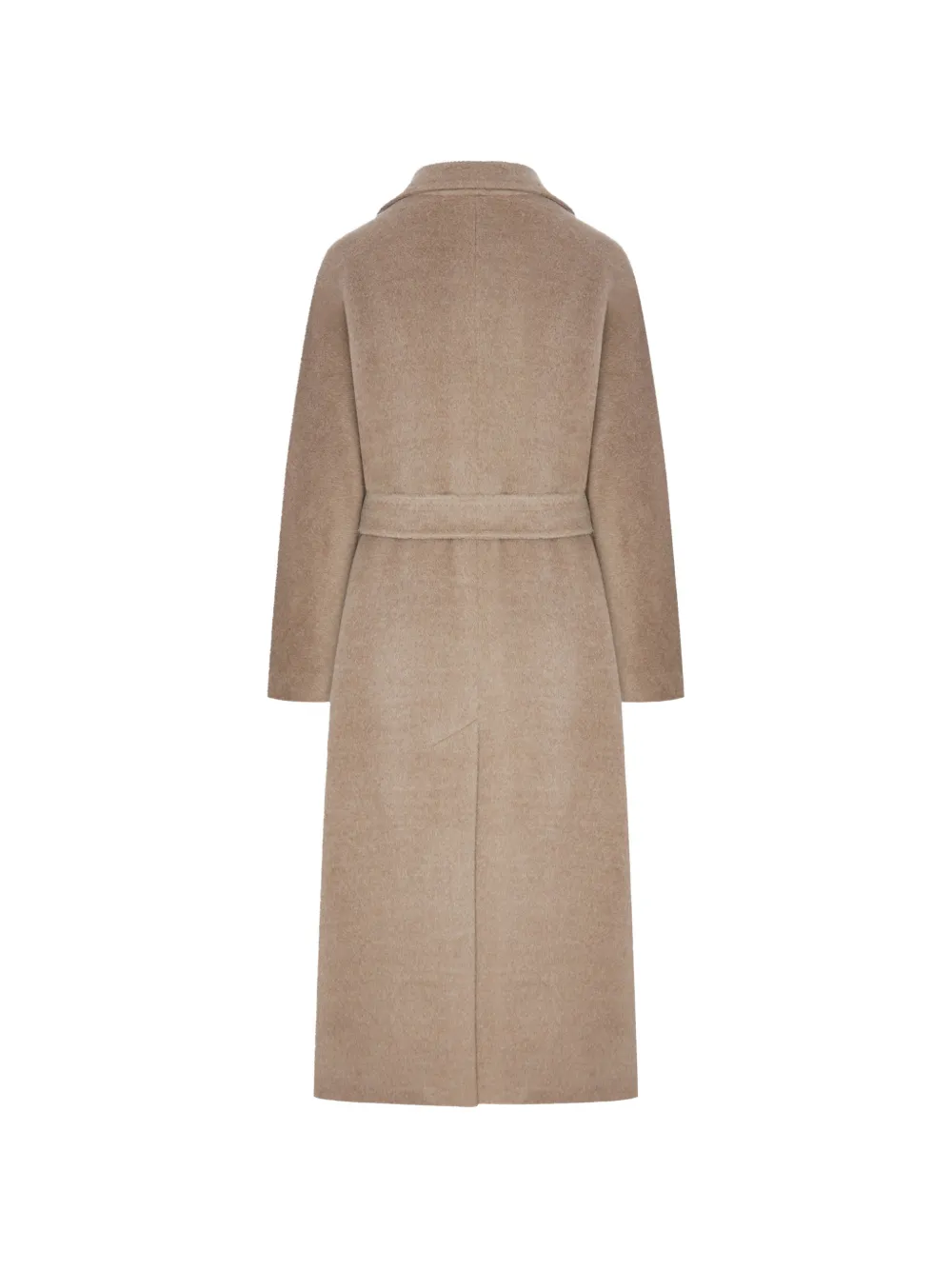 Tagliatore Wollen jas met ceintuur Beige