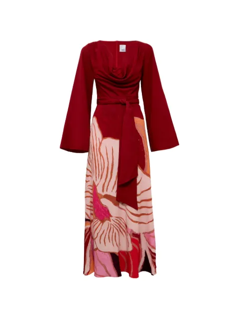 Acler Lindon cowl-neck midi dress