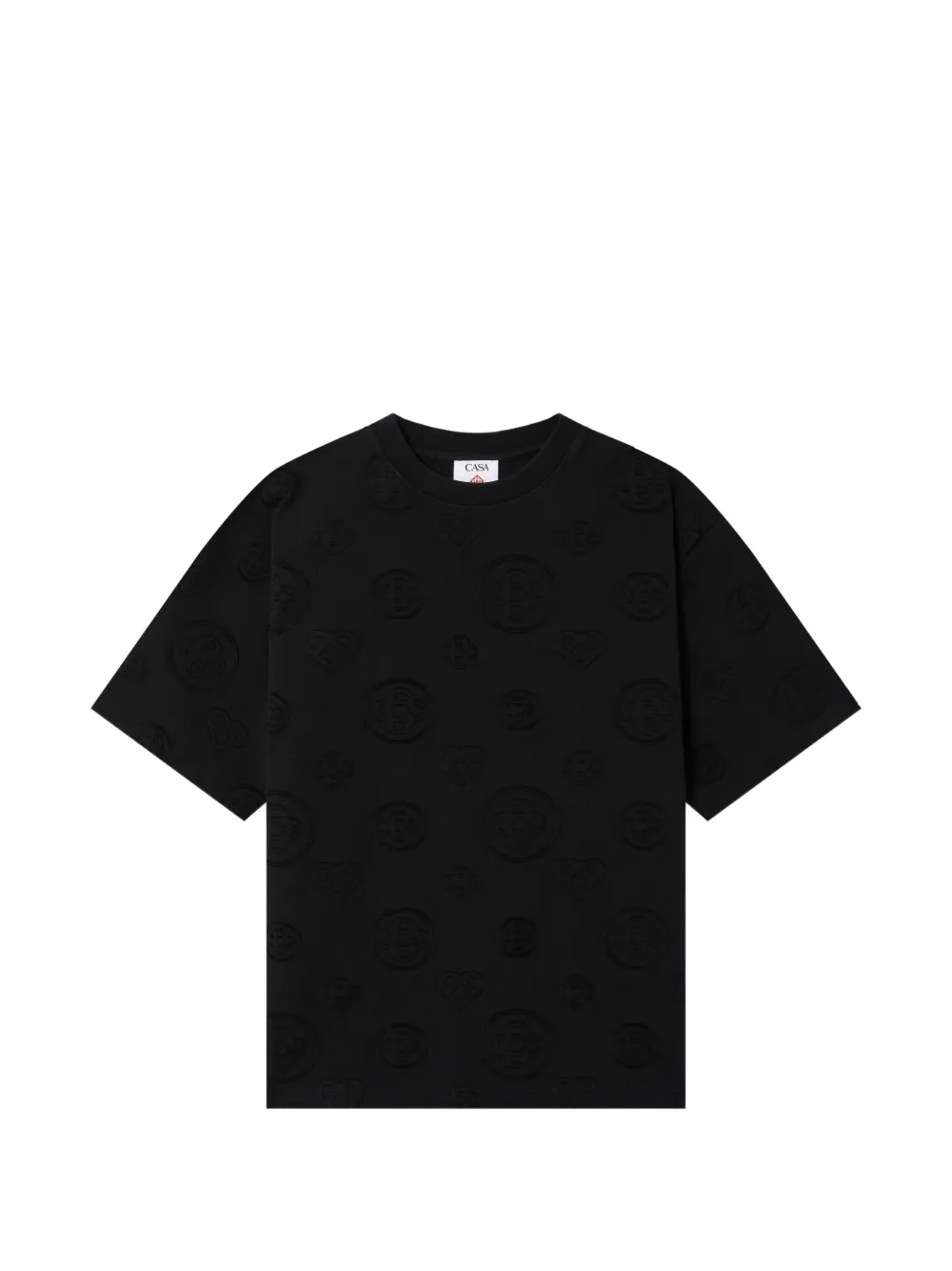 Casablanca appliqué monogram T-shirt