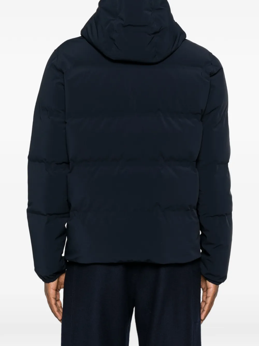 Herno Gewatteerd jack met capuchon Blauw