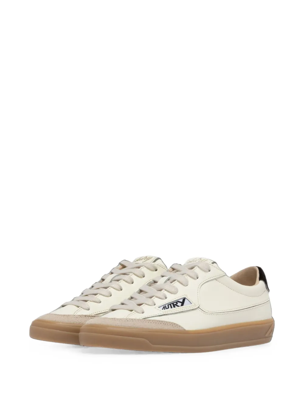 Autry Windscape logo-patch panelled sneakers Wit