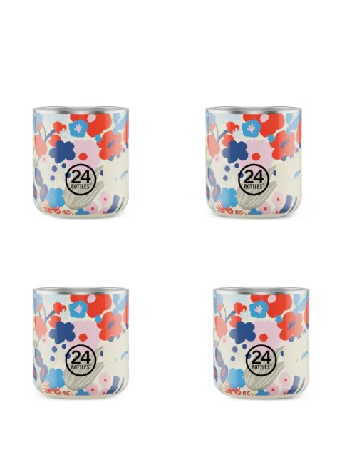 24bottles Domenica floral-print cups (set of four)
